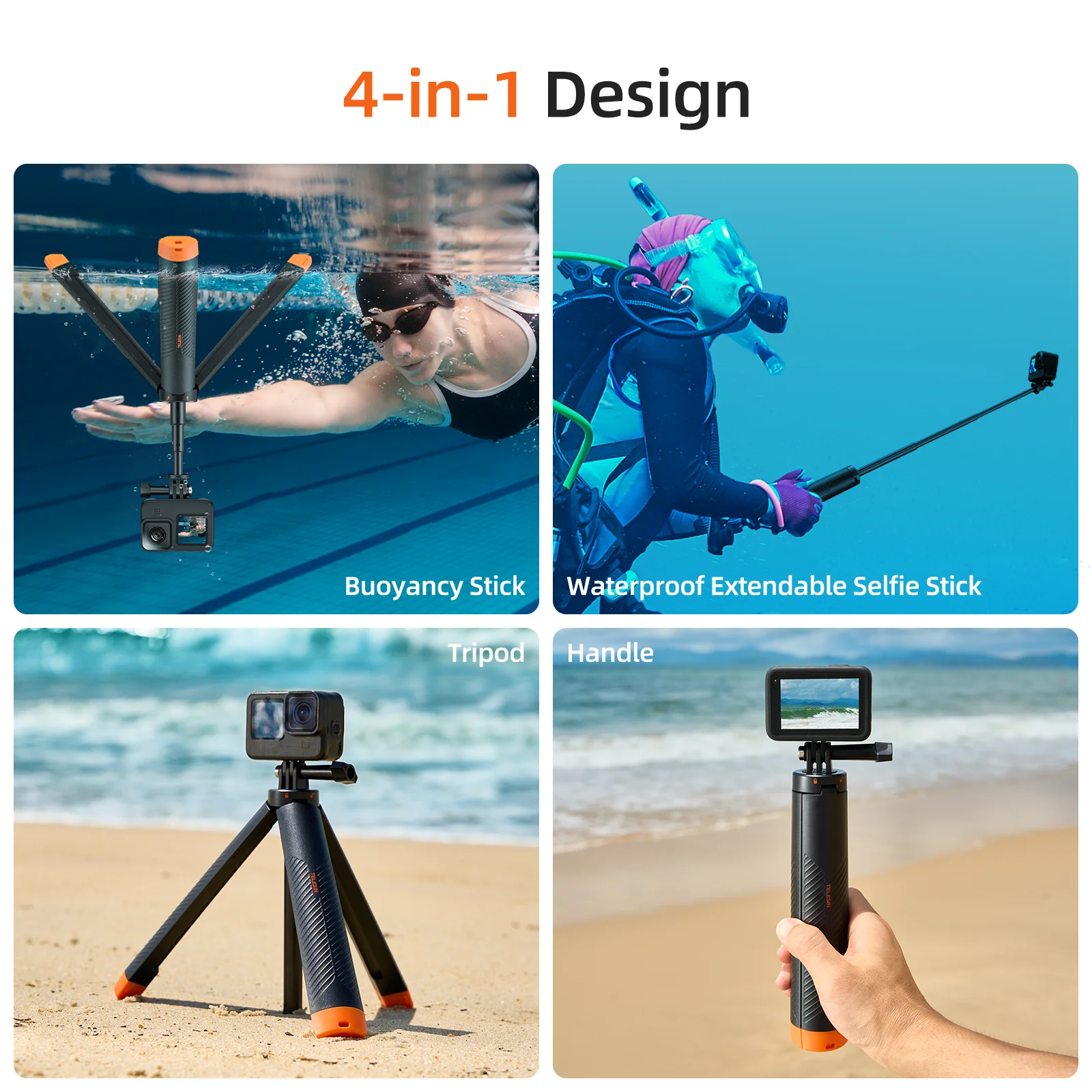 Unterwasser-Selfie-Stick