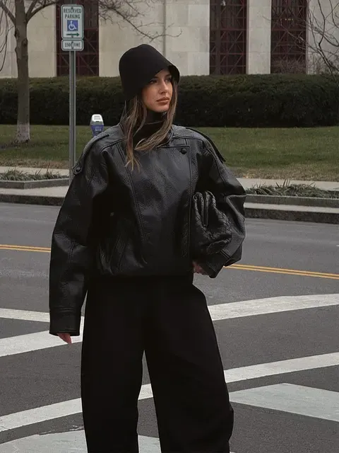 Kunstlederjacke 2