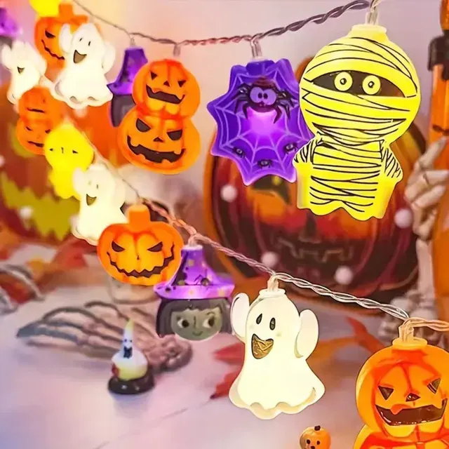 Halloween LED-Lichterkette 2