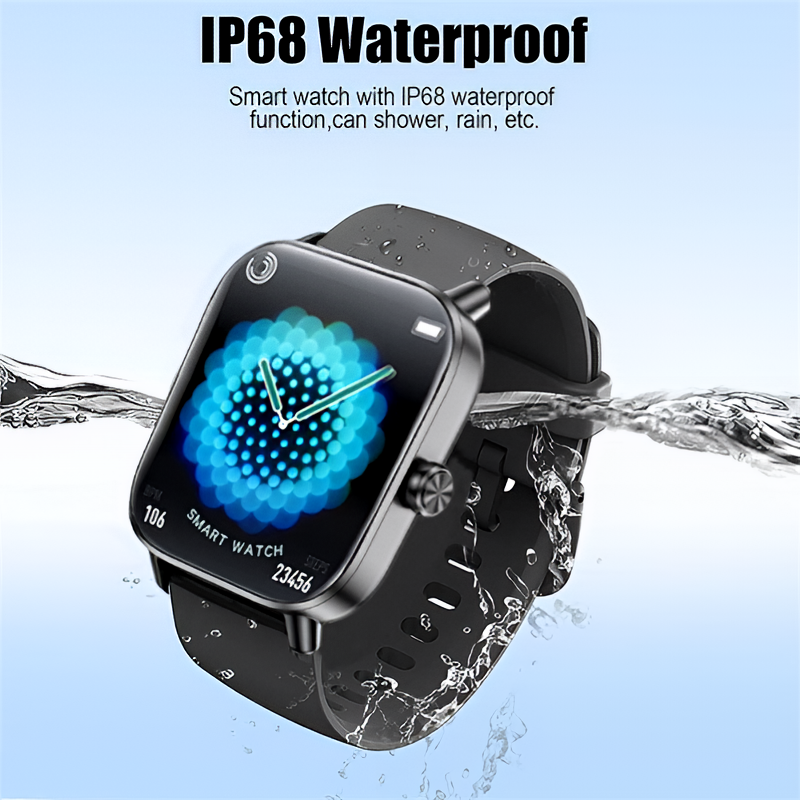 Smartwatch mit Touchdisplay, IP68 und Bluetooth-Anrufen