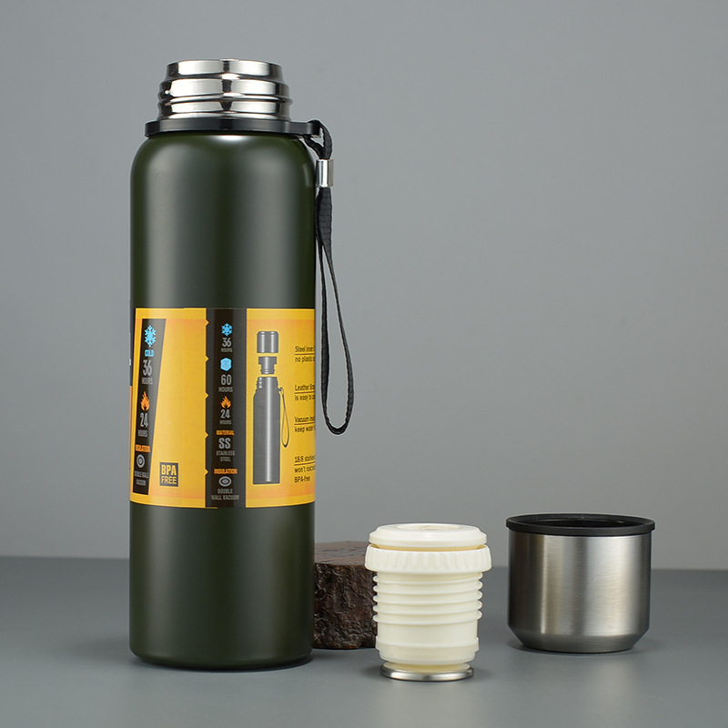 Edelstahl-Isolierflasche 750 ml für Wanderer 3