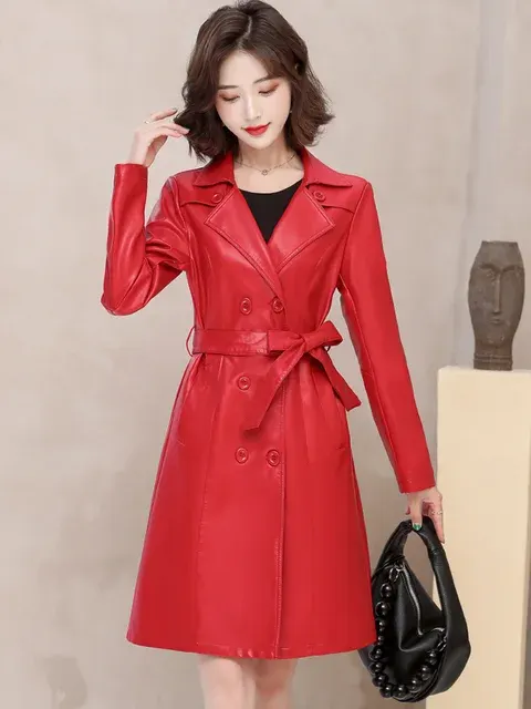 Ledertrenchcoat 3