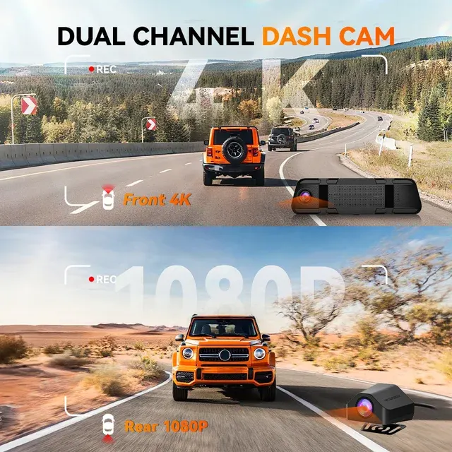 4K-Dashcam mit Sprachsteuerung und GPS 2