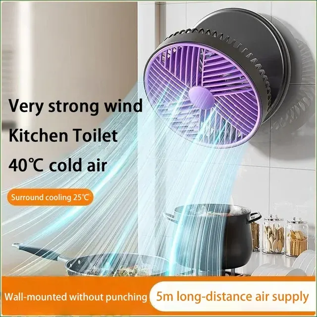 Faltbarer Wandventilator mit Nachtlicht 2