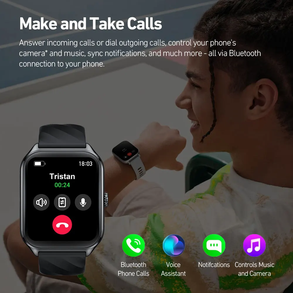 Smartwatch mit Sprachanruf und 1,94-Zoll-AMOLED-Display 2