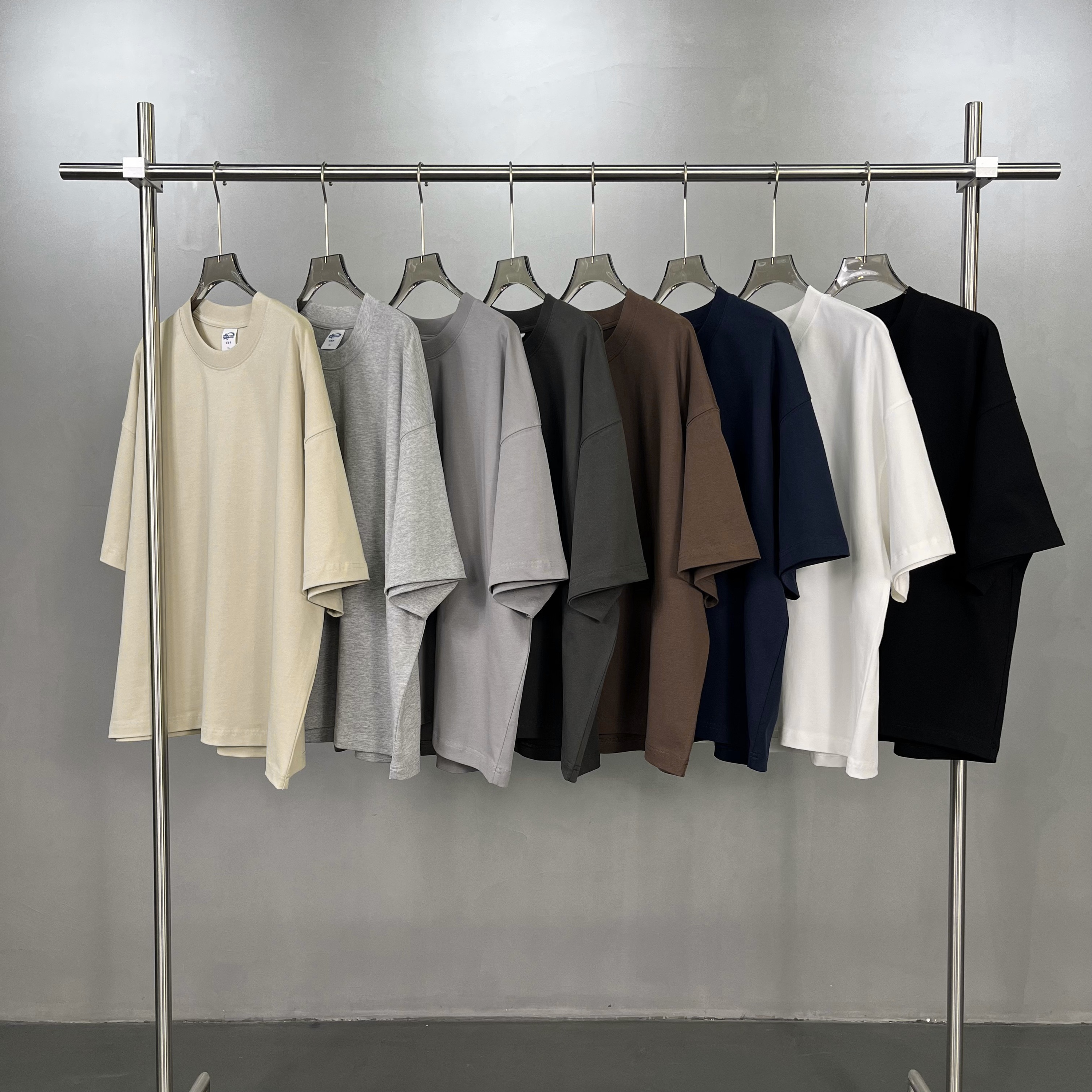 Oversize Boxy Crop T-Shirt aus Schwerem Baumwollstoff 4
