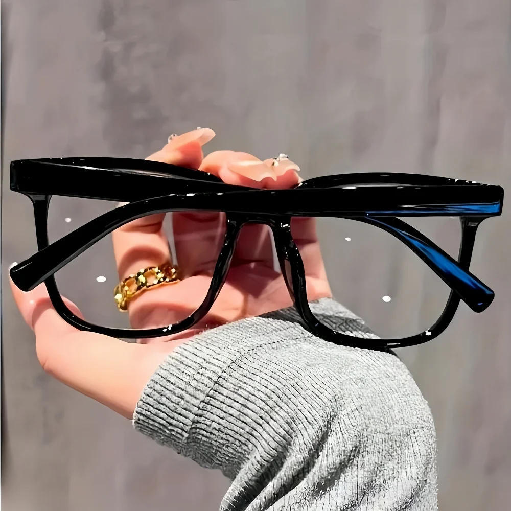 Quadratische Modebrille im Campus-Stil 3