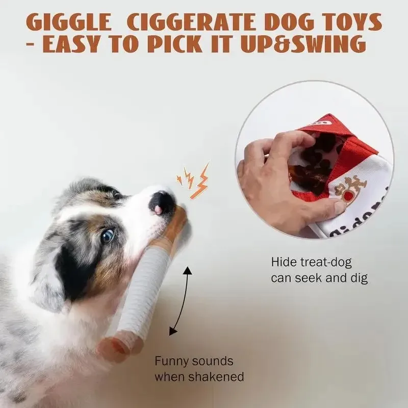 Interaktives Plüsch-Kauspielzeug für Hunde 3