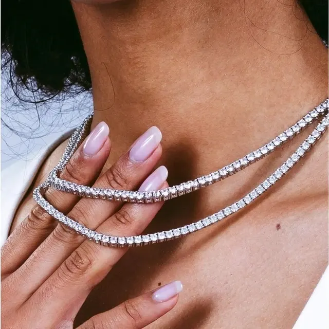 Tennis-Choker-Kette 3