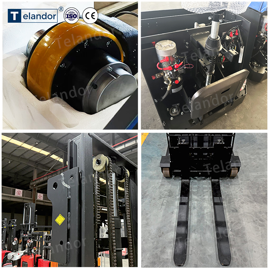 Vollelektrischer Stapler 1000 kg, Gegengewicht 3