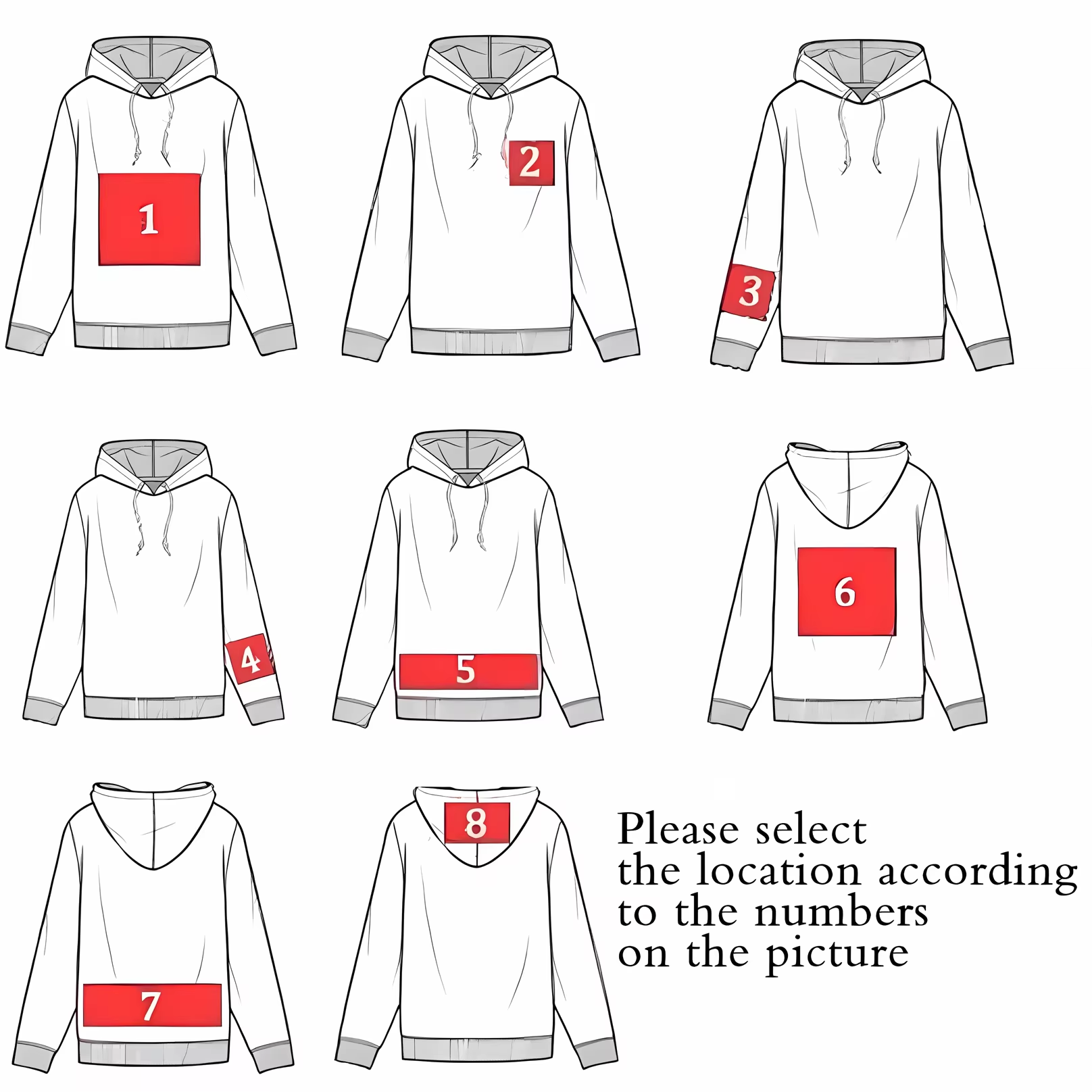 Oversize Frottee Hoodie Unisex Baumwolle Blanko 3