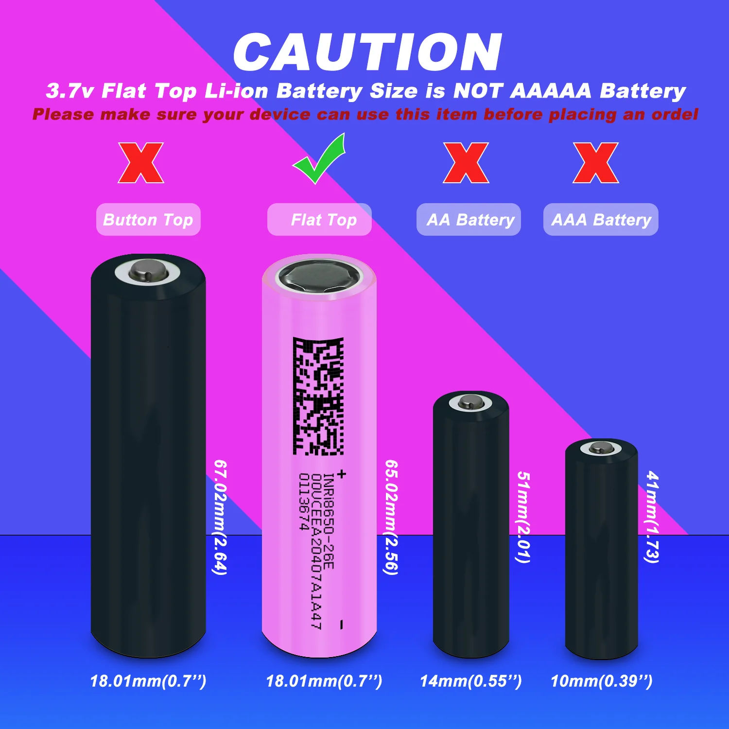 18650 Lithium-Akku 4