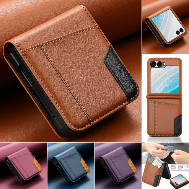 Flip-Leder-Handyhülle für Galaxy Z Flip 2