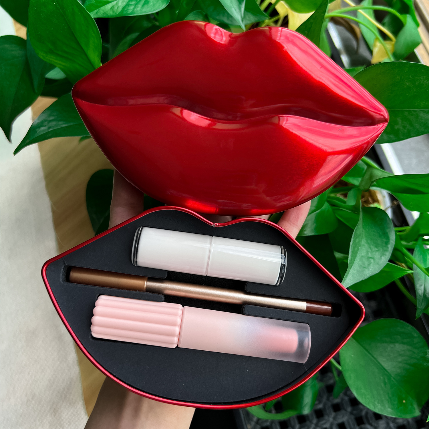 Niedliches Mundform Lippen-Geschenkset 4