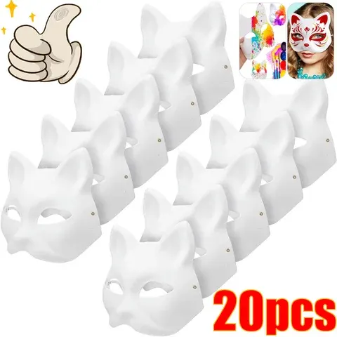 Papiermaske zum Bemalen