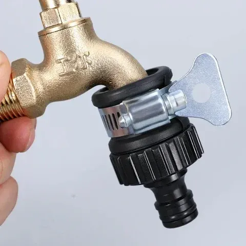 Kunststoff-Wasserhahnadapter-Set mit Schnellkupplung