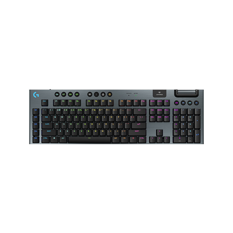Mechanische Gaming-Tastatur kabellos RGB Aluminium