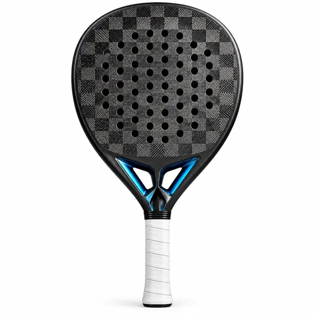 Carbon-Padelschläger mit Diamantform und EVA-Kern