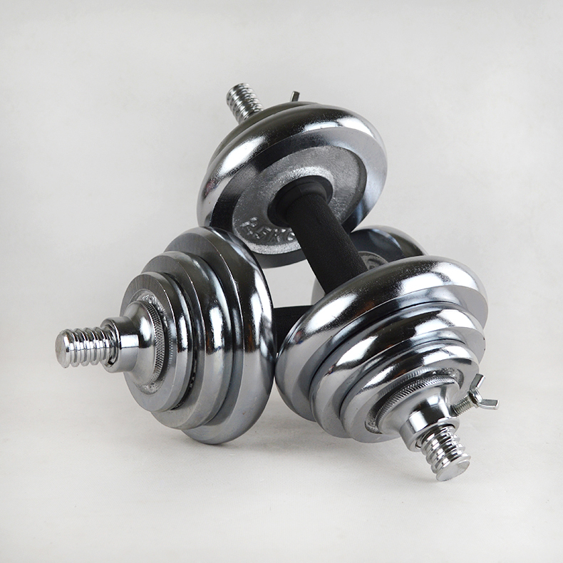 Verstellbares 20-kg-Chrom-Kurzhantelset 4