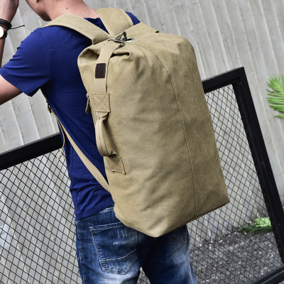 Herren Canvas Schultertasche