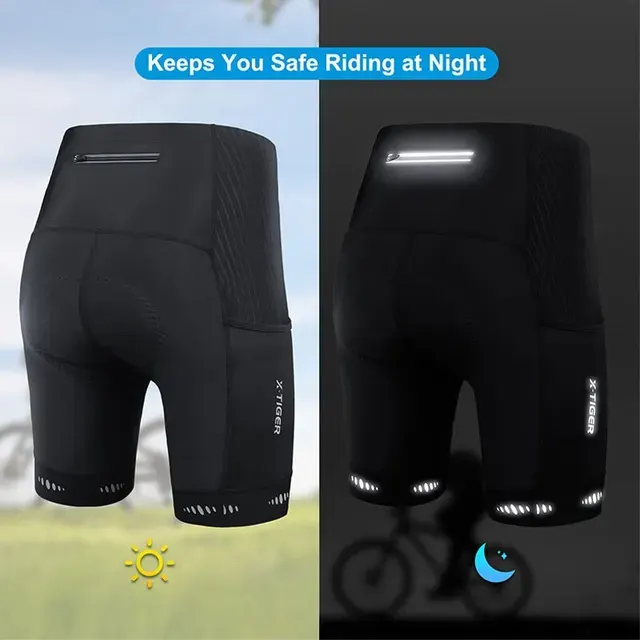 Herren-Radhose mit Gesäßtasche und 5D-Gel 3