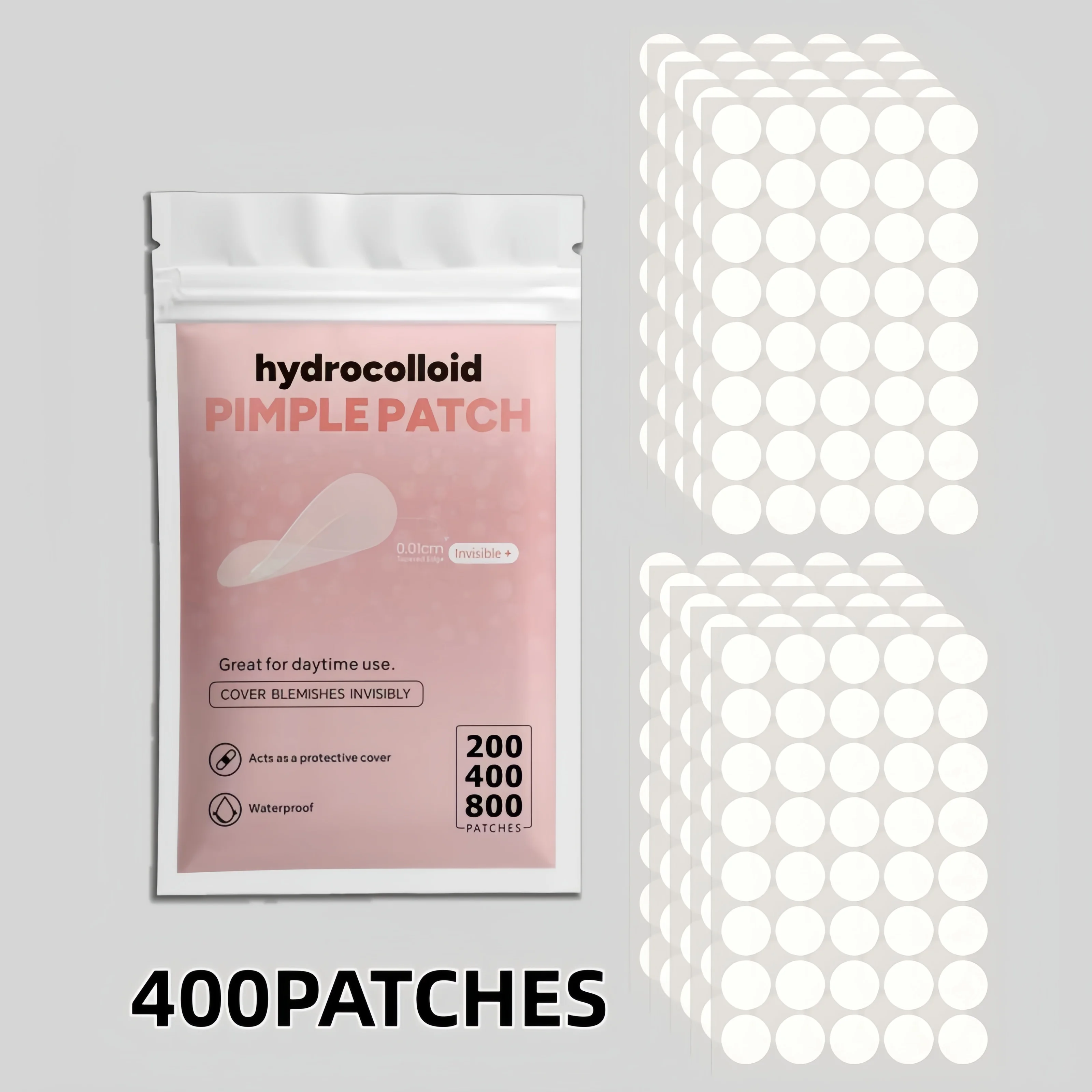 Unsichtbare Hydrokolloid-Pickelpflaster, gemischte Größen 3