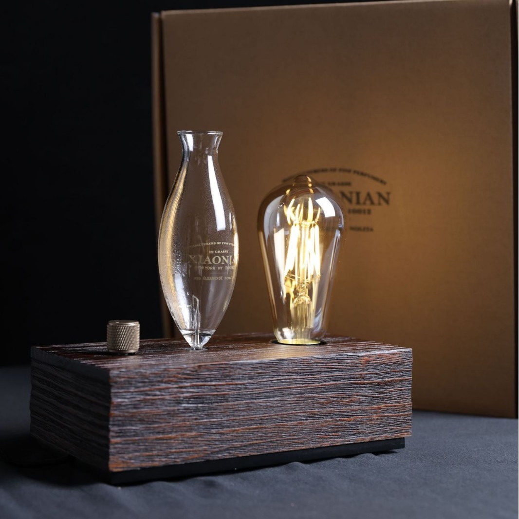 Walnussholz Aroma-Diffuser ohne Wasser 2