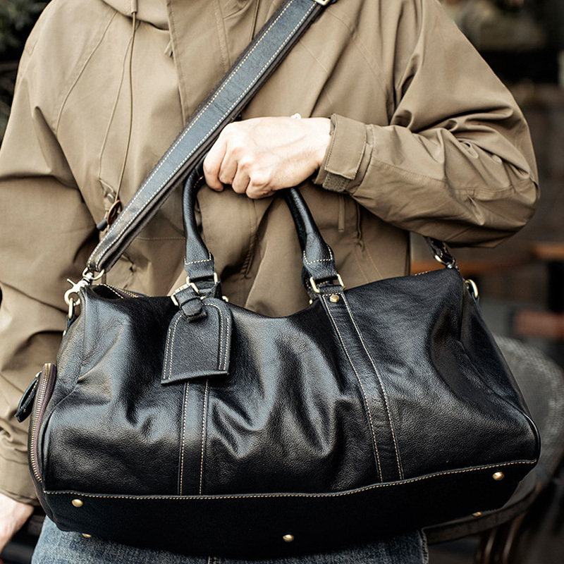 Rindsleder-Reisetasche für Herren 3