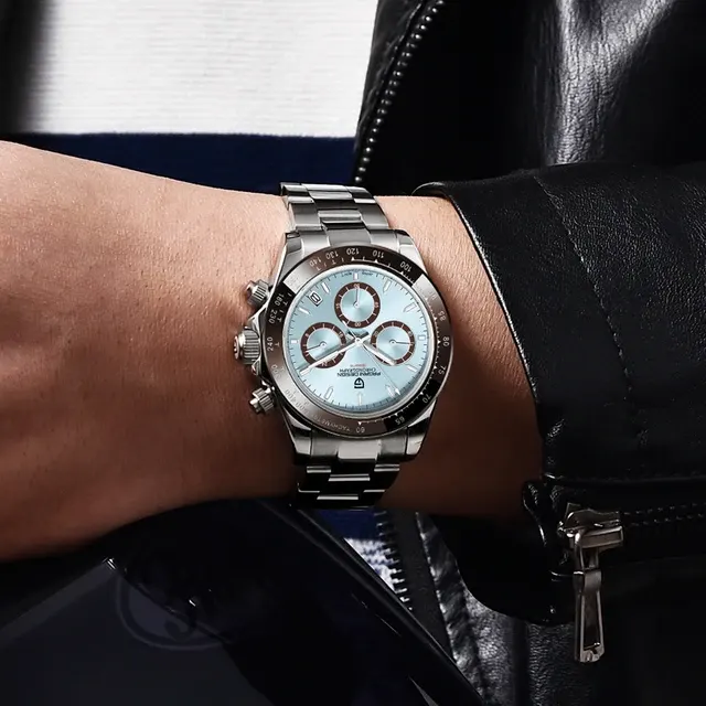 Sportlicher Edelstahl-Chronograph mit Saphirglas 2
