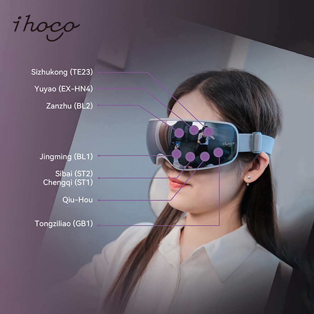 Faltbare Heiz-Augenmassage mit Bluetooth