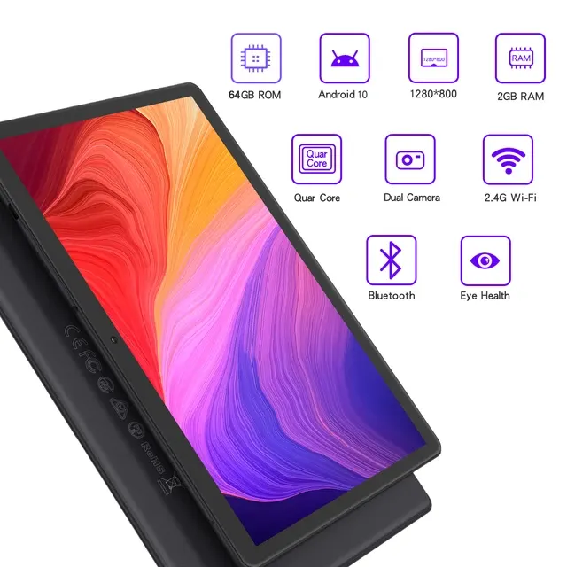 10-Zoll-Tablet mit SIM-Steckplatz, 64 GB 3