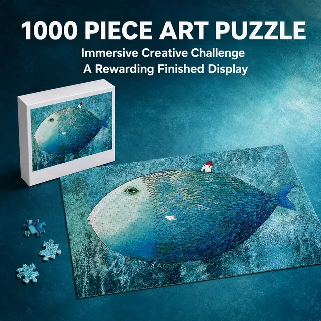 Dekompressions-Puzzle 1000 Teile Bedruckt 4
