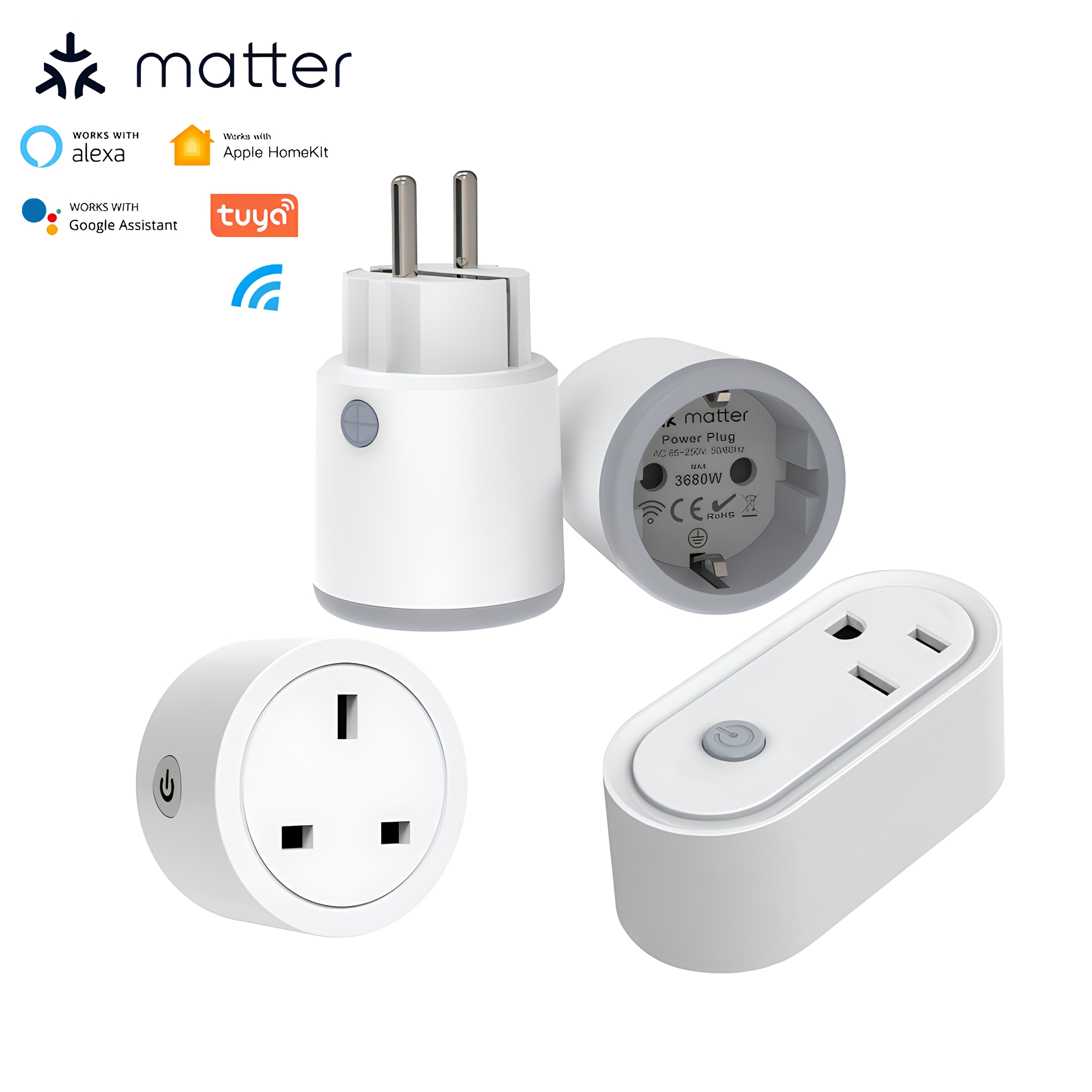 WLAN Smart Steckdose mit Strommessung 16A 2