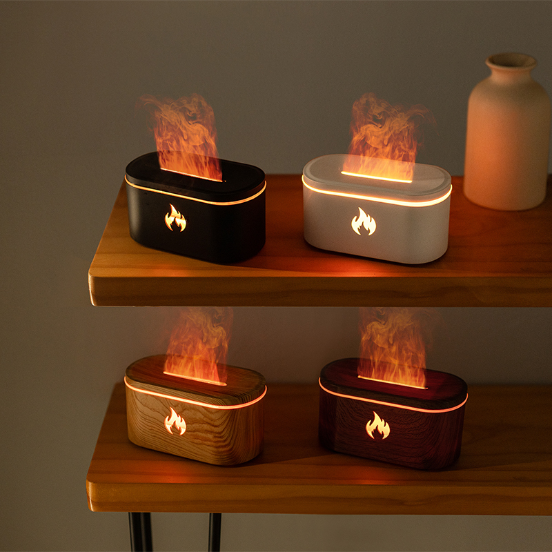 Flammen-Aroma-Diffuser mit Kamineffekt 2
