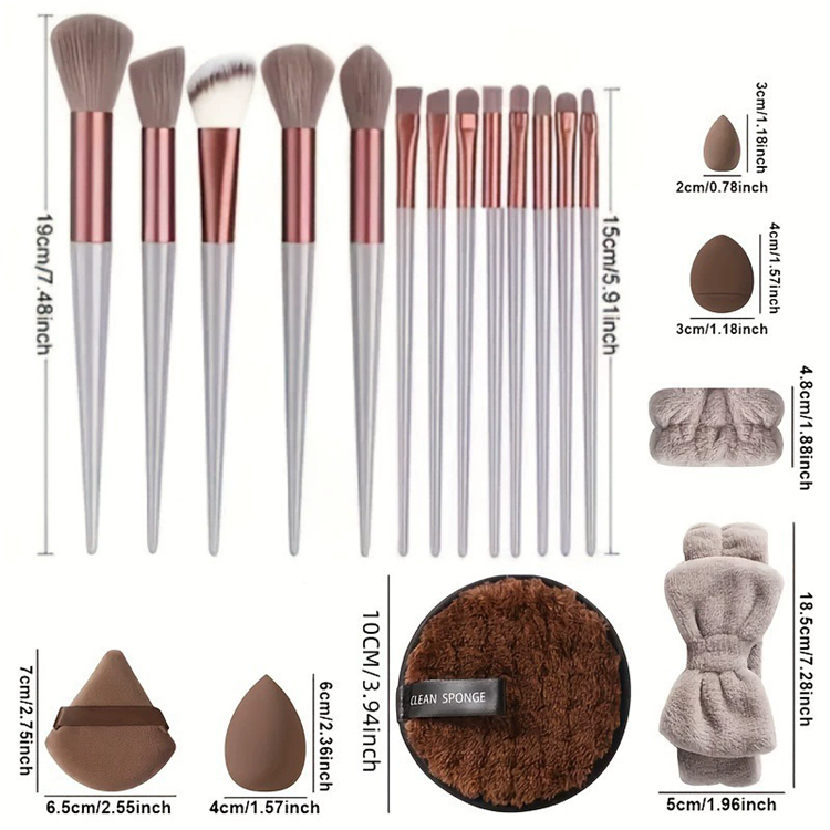 40-teiliges Profi-Make-up-Pinsel-Set 4