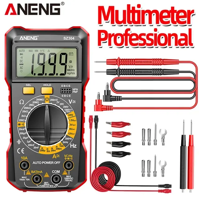 Professionelles Digitalmultimeter mit 2000 Zählungen 2