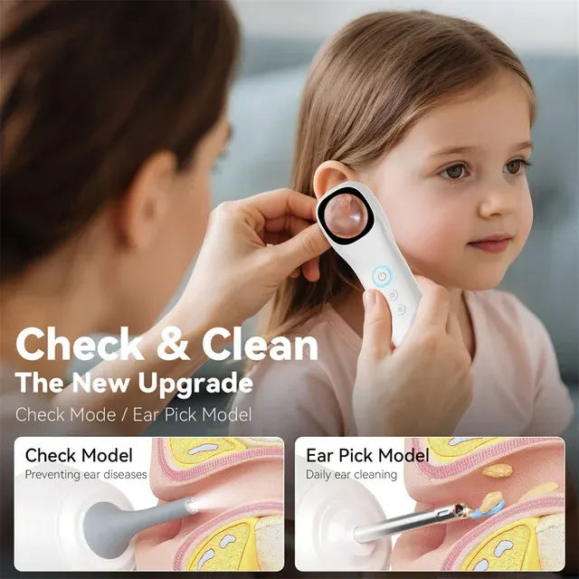 5-in-1 Smart Detektor mit 1080P Ohrkamera 2