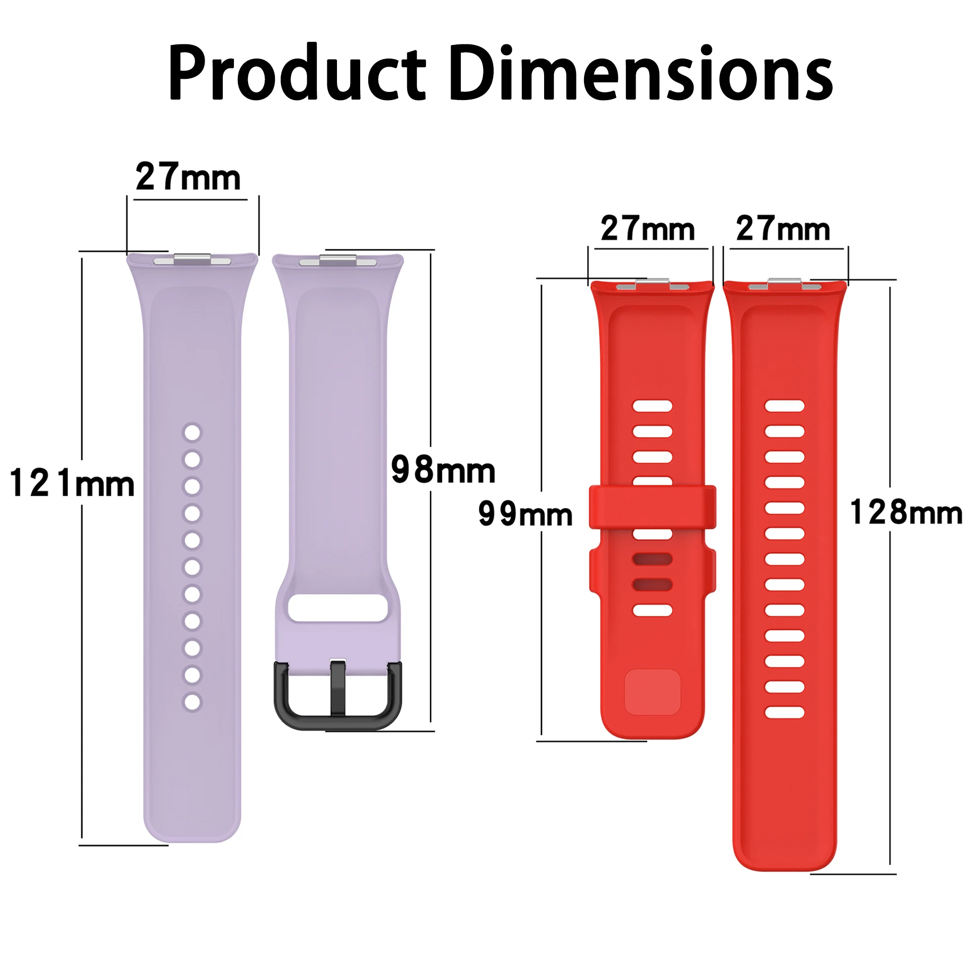 Silikon-Uhrenarmband für Redmi