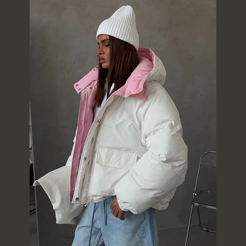 Damen-Wendepufferjacke