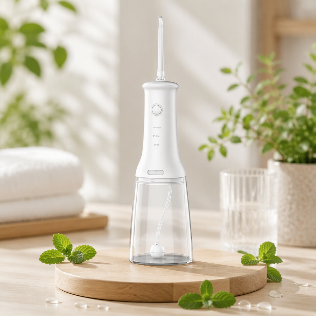 Tragbarer Wasserflosser für Zahnpflege