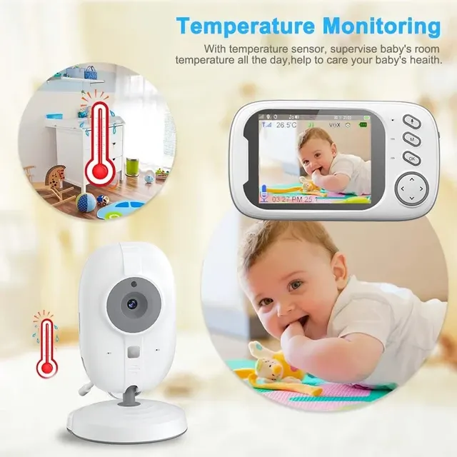 3,5-Zoll-Babyphone mit Kamera und Zweiwege-Audio 3