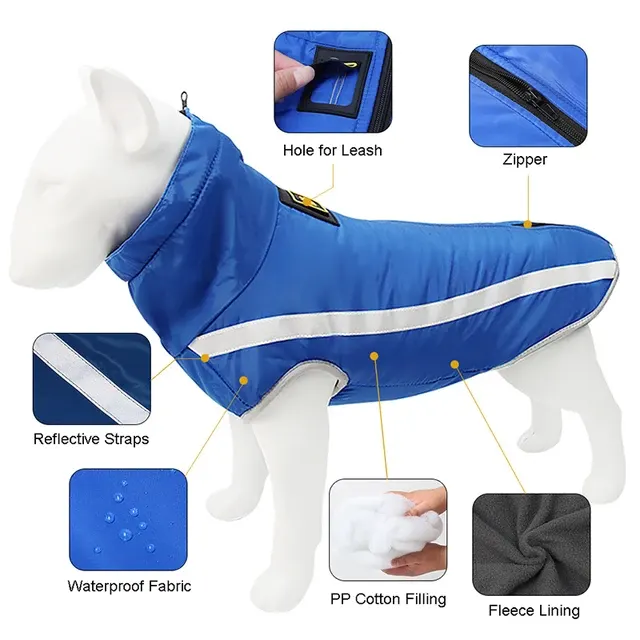Winterjacke für große Hunde 2