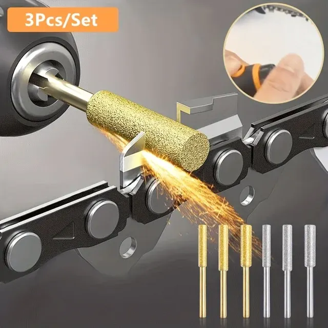 Diamant-Messerschärfer-Set für Kettensägen 2