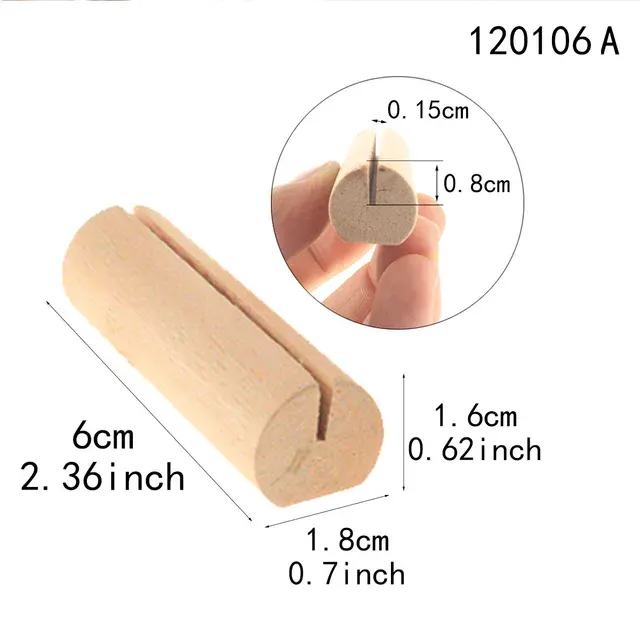 Holz-Tischkartenhalter 2
