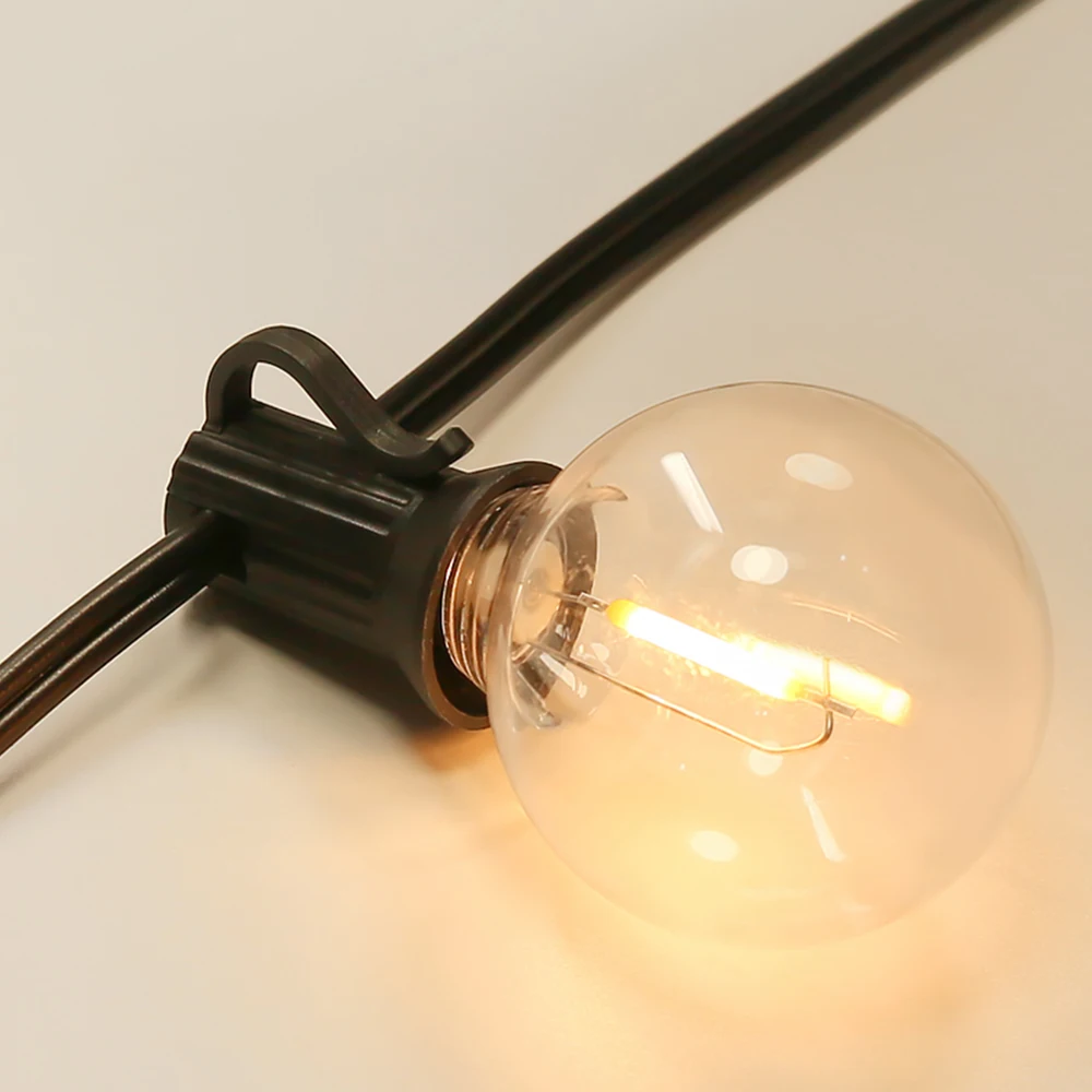 Outdoor-LED-Lichterkette mit G40-Birnen 3
