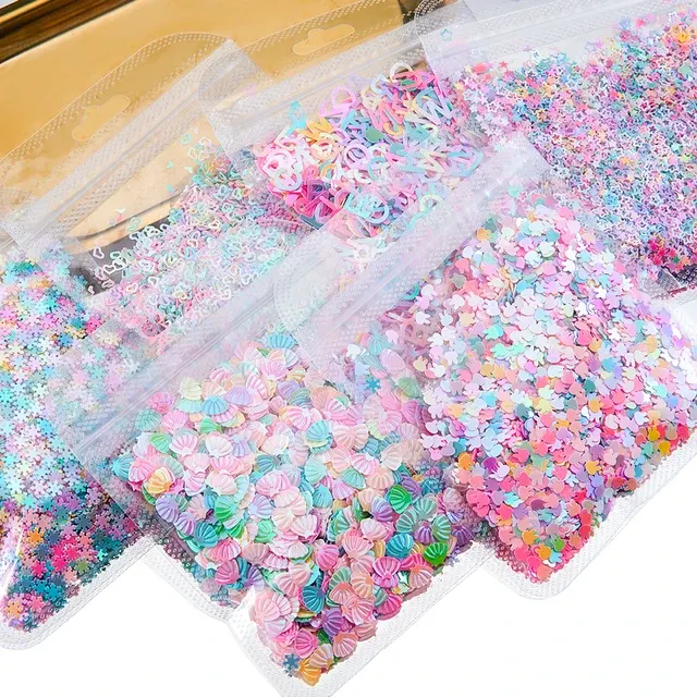 Glitzer-Pailletten Mix für Epoxidharz 2
