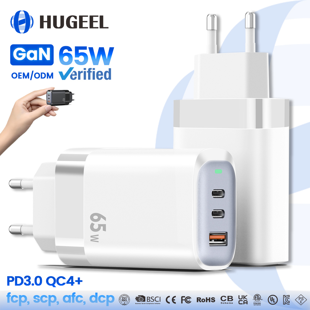 65W GaN Schnellladegerät mit LED-Anzeige 3