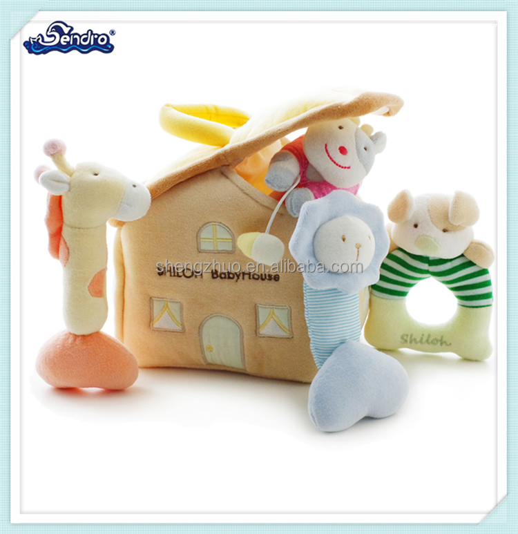 Weicher Plüsch-Babyrassel aus Polyester 2