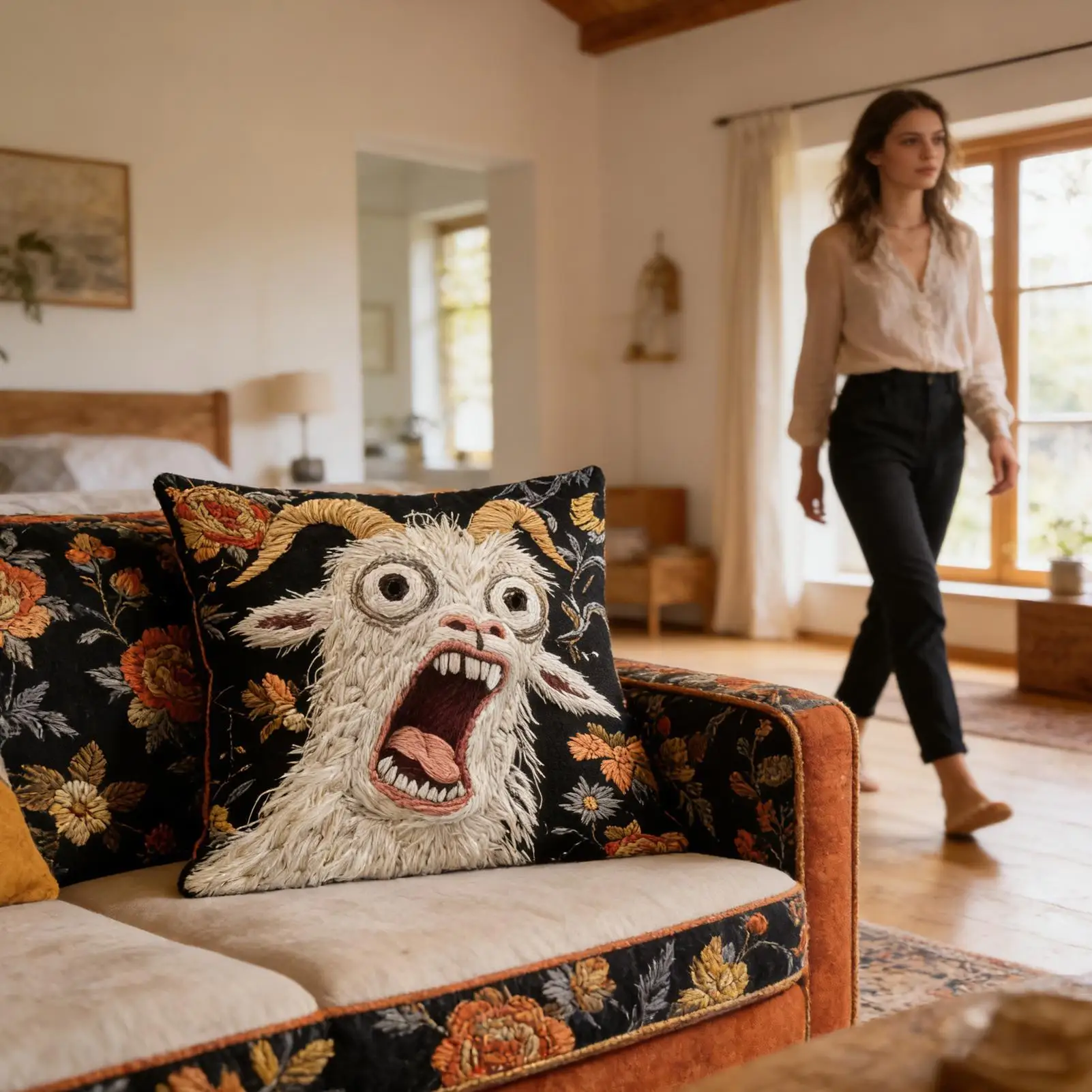 Dekorativer Sofa-Kissenbezug 2