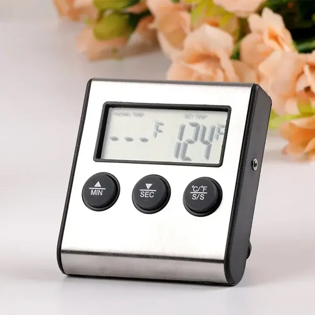 Digitales Funk-Grillthermometer mit Fleischsonde 2